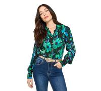Joe Browns Vintage Floral Blouse, Bleu, 42 Femme