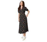 Joe Browns Vintage Floral Print Tea Dress Robe, Noir, 40 Femme