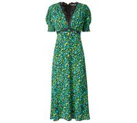 Joe Browns Vintage-Inspired Floral Tea Dress Robe, Vert, 38 Femme