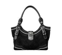 Joe Browns Western Embroidered Studded Shoulder Bag, Sac Femme, Noir/Multicolore