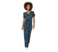 Joe Browns Wide-Leg Ditsy Floral Jumpsuit Salopette, Noir, 42 Femme