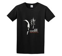 Joe Cocker Profile Hymn for My Soul 2009 Tour Graphic Tee Unisex 100% Cotton Short-Sleeve T-Shirts Black M
