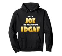 Joe Costume IDGAF Meme Personalized First Name Joseph Sweat à Capuche