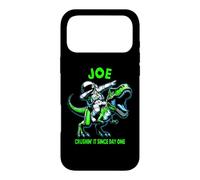 Joe Crushin' It Since Day One Astronaute Dinosaure Cartoon Coque pour iPhone 17 Pro Max
