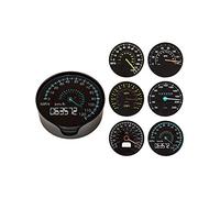 Joe Davies Shudehill Giftware Lot de 6 dessous de verre pour compteur de vitesse de voiture, cadrans, cadeau pour passionné de voiture/propriétaire de voiture classique