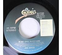 Joe Diffie 45 RPM In My Own Backyard / Here Comes That Train