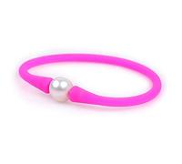 JOE FOREMAN Bracelet extensible en caoutchouc de silicone pour demoiselle d'honneur 11 mm, 11mm, Perle en silicone, Perle