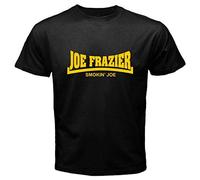 Joe Frazier Smokin Joe Boxing Graphic Tee Unisex 100% Cotton Short-Sleeve T-Shirts Black M