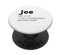 Joe Nom Définition Garçons Drôle Cool Personne Normale Joseph PopSockets PopGrip Adhésif