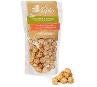 Joe & Seph's Pomme caramel végétalienne avec maïs soufflé à la cannelle (1 x 80 g), 1 étoile Great Taste Award, pop-corn gourmet, pop-corn soufflé à l'air, sac de pop-corn pour une fête, pop-corn