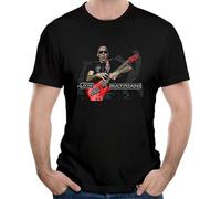 Joe T-Shirt Satriani Cotton Men's Stylish Personalized Short Sleeve T-Shirt Black XL
