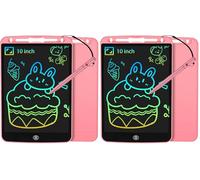 JOEAIS Tablette d'écriture LCD 10 Pouces, Tablette Graphique Enfant Dessin pour l'apprentissage, le gribouillage et la prise de Notes, Cadeaux de Noël et d'anniversaire pour Garçons et Filles (Rose)