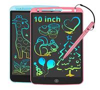 JOEAIS Tablette Dessin Enfant 2 Pack, Tablette Graphique De 10 Pouces pour Enfants, Jeux Ardoise Magique Cadeaux Parfaits pour Les GarçOns Et Les Filles 3 4 5 6 7 8 9 10 11 12 Ans (Rose + Bleu)