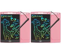 JOEAIS Tablette Enfants Dessin LCD 8,5 Pouces, Tablette Graphique Ecriture Portable pour écrire à la Main, Gribouiller et Dessiner, Cadeau Ardoise Magique Jouet Parfait pour Garçons et Filles (Rose)