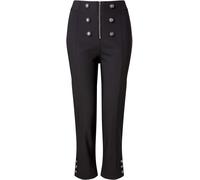 joebrowns Joe Browns Dita Button Front Capri Trousers Noir FR 40 (EU 38)