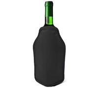 Joejis - Glacière pour bouteille de vin - 1 pièce - Noir - Parfait pour refroidir les bouteilles de vin, de prosecco, de champagne - Idéal pour les dîners, pique-niques, festivals…