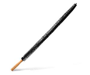 Joeji's Kitchen Brosse Radiateur Multi-Fonction et Flexible - Plumeau Radiateur Poils Longs et Fins - Manche en Bois - Gagnez en efficacité et réduisez Votre Facture énergétique
