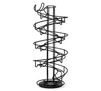 joeji's Kitchen Joejis Rangement oeufs pour 36+ oeufs Range oeufs antidérapant Panier a oeuf en spirale Range oeuf/Boite oeuf multifonction pour oeuf capsule de café etc Boite a oeuf en métal noir