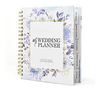 Joeji's Kitchen Livre de Planification de Mariage - Carnet de notes et Planificateur de mariage - Motif Floral - Beau cadeau de Fiançailles - Anglais