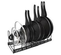 joeji's Kitchen Rangement couvercle casserole, Rack de rangement cuisine à 9 fentes, Rangement poele, rangement couvercle, organisateur poele, range casserole, porte casserole cuisine rangement