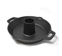 Joeji's Kitchen Rôtissoire à poulet en fonte 28cm - Support de rôtissoire pour barbecue et four pour rotir de poulet avec bière - volaille brochettes et plus encore - Chicken Roaster