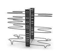 Joeji's Kitchen Support de casseroles à 8 Niveaux peu encombrant - Organisateur de Casseroles et Porte Couvercle - 38 x 46 cm avec 3 méthodes d'installation