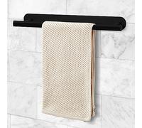 Joeji's Porte-Serviettes pour Salle De Bain en Acier Inoxydable 40cm Noir - Porte Torchon et Serviette pour Cuisine