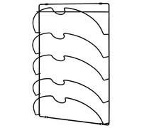 Joejis Rangement Couvercle Casserole pour placard ou mural - 2 en 1 Autoadhésif 3M Sans percage ou option à vis - Support Couvercle Cuisine - Porte Couvercle Placard