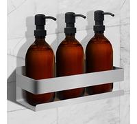 Joeji's Rangement Douche Sans Percage - 3M Adhesif - Etagere Salle de Bain pour Shampoing et Gel douche - Panier Serviteur Douche - Acier Inox Sansrouille