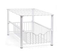 Joeji's Rangement sous evier | Rangement Cuisine Multifonction | Porte Eponge evier Cuisine Blanc | Organisateur evier Cuisine