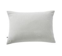JOEL - Taie d'Oreiller 50x70cm Gaze de Coton Vichy Coloris Eucalyptus