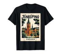 Jönköping Sweden Classic European Travel Souvenir History T-Shirt