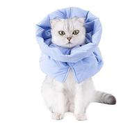 JOERBABU Collier de convalescence coupe-vent pour chat - Pratique et réglable - En forme de cône - Conçu pour aider à guérir après