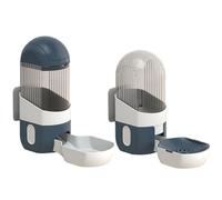 JOERBABU Distributeur d'eau automatique pour chat - Mangeoire et eau pour chat - Support pour cage d'arrosage - Mangeoire d'eau pour chat