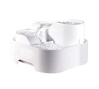 JOERBABU Fontaine à eau automatique pour chats - Distributeur d'eau silencieux - Capacité de filtration 4 couches - Pour plusieurs animaux de compagnie