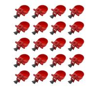 JOERBABU Lot de 10/20 gobelets pour poulets - Pour intérieur et extérieur - Distributeur d'eau automatique
