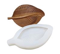 JOERBABU Moule en silicone, plateau en silicone à grandes feuilles, moule de coulée en résine époxy, moule à théière, moule à fruits, moule de fabrication de bijoux pour la décoration de la maison