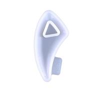 JOERBABU Moule en silicone pour pendentif en résine avec trou de suspension, moule à bijoux en forme de dent de loup