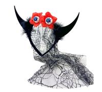 JOERBABU Serre-tête Dark Series en corne de diable pour Halloween, bandeau effrayant pour fête, spectacle, cosplay