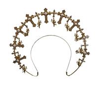 JOERBABU Serre-tête élégant pour déguisement d'Halloween - Couronne de déesse - Pour enterrement de vie de jeune fille - Accessoire pour cheveux