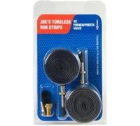 Jeu de 2 bandes Joe's valve Presta 17-21mm bleu