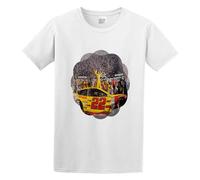 Joey Logano and No.22 Stock Car Men's Fashion T-Shirt White M