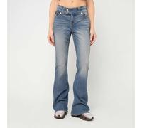 Joey Low Rise Flare Flap bleu 27