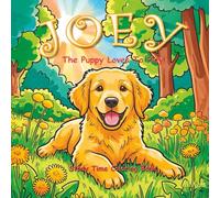Joey The Puppy Loves To Play: A Story Time Coloring Book