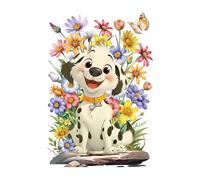Joeyan Autocollant pour Meubles, Grand 42x30cm, Rub On Sticker Mignons Chien, Autocollant de Transfert Esthétique pour Bricolage & Décoration DIY sur Bois, Verre, Métal, Porcelaine, Papier, Plastique