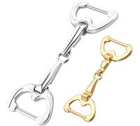 Joez Wonderful Lot de 2 boucles d'écharpe en soie avec fermoir en métal pour femme (or + argent)