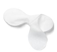 Joez Wonderful Lot de 50 feuilles de papier jetable pour masque des yeux non tissé en coton pour soins des yeux pour le visage, masque transparent pour le maquillage