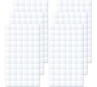 Joez Wonderful Lot de 6 feuilles de carrés adhésifs en mousse, 396 cercles autocollants double face, carrés prédécoupés en mousse pour loisirs créatifs (12 mm)