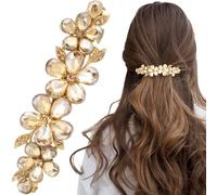 Joez Wonderful Pinces à cheveux en strass, accessoires de cheveux de mariée pour femme, épingles à cheveux en cristal scintillant, barrettes à cheveux fantaisie pour mariage, mariée, cheveux longs