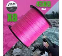 JOF Japan 8X 8 Brins Ligne de Pêche Tressée 300M 500M 1000M Fil PE Multifilament pour Pêche à la Mouche, en Mer et en Eau Salée, Tressage Extrême Pesca Green